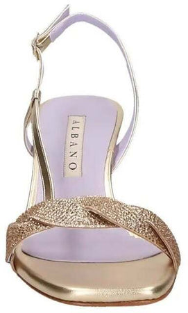 Albano Sandalo Elegante Con Strass Nuova Collezione tacco 8 cm
