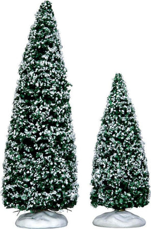 Alberi di Natale innevati Juniper, accessori per villaggio di Natale, set di 2 pezzi Casa e cucina/Decorazioni per interni/Addobbi e decorazioni per ricorrenze/Decorazioni natalizie/Oggettistica MagiediNatale.it - Altamura, Commerciovirtuoso.it