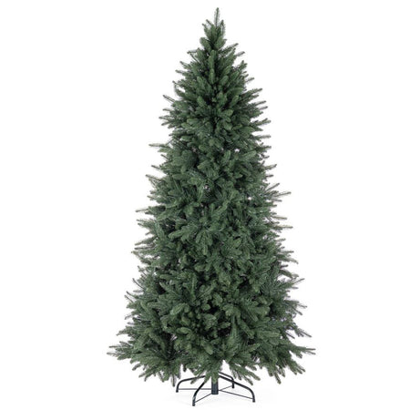 Albero di Natale slim "Cervati" in 90 % PE Effetto Real Touch + PVC di Altissima qualità