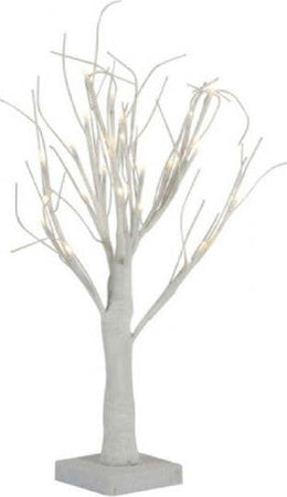 Albero-Decorativo-Luminoso-45-Cm-Per-Interni-24-Led-Ecologico-A-Batteria-Bianco