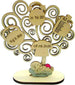 Albero della vita personalizzato in legno con dettagli di nascita incisi 20cm Fiartwood