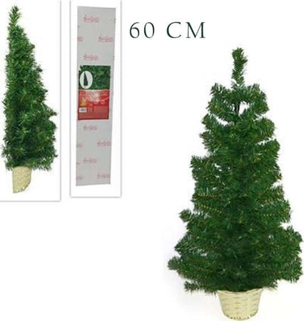 Albero-Di-Natale-A-Muro-Angolare-A-Parete-60-Cm-Ecologico-80-Punte-Artificiali