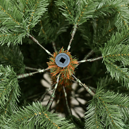 Albero di Natale slim "Cervati" in 90 % PE Effetto Real Touch + PVC di Altissima qualità