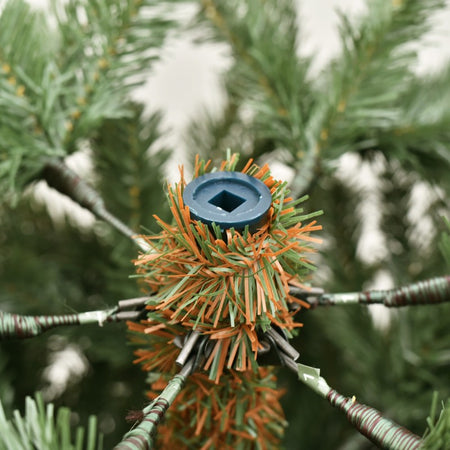 Albero di Natale slim "Cervati" in 90 % PE Effetto Real Touch + PVC di Altissima qualità