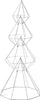 Albero di natale in metallo bianco Espositore porta palline con 600 microled h 140 cm Casa e cucina/Decorazioni per interni/Addobbi e decorazioni per ricorrenze/Decorazioni natalizie/Alberi di natale artificiali MagiediNatale.it - Altamura, Commerciovirtuoso.it