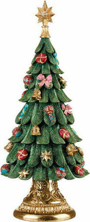 Albero di natale in poliresina verde con led e musica h 60 cm Casa e cucina/Decorazioni per interni/Addobbi e decorazioni per ricorrenze/Decorazioni natalizie/Alberi di natale artificiali MagiediNatale.it - Altamura, Commerciovirtuoso.it