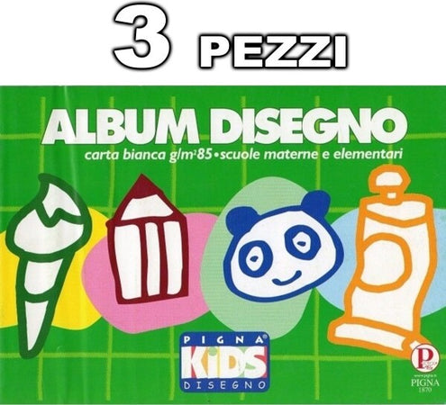 Album Da Disegno Pigna Kids Quadretti 5mm 32 Fogli Ciascuno Carta Bianca Scuola Casa e cucina/Hobby creativi/Disegno/Blocchi e libri da disegno Trade Shop italia - Napoli, Commerciovirtuoso.it