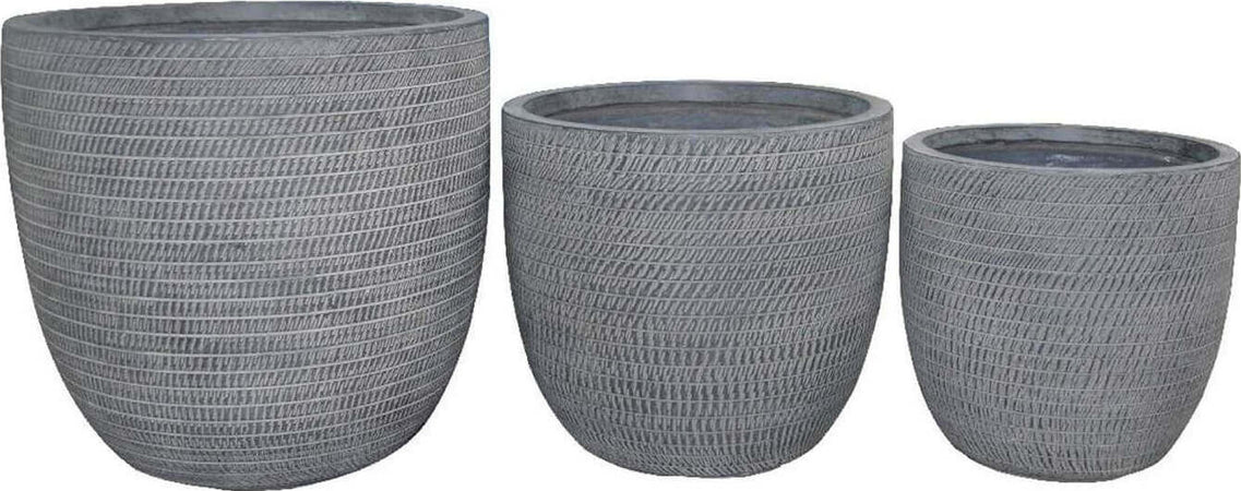 ALICIA---set-di-3-vasi-Grigio-Milani-Home