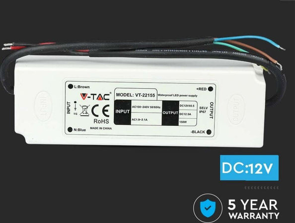 Alimentatore LED Slim Power Supply 150W IP67 12V Fai da te/Materiale elettrico/Trasformatori Zencoccostore - Formia, Commerciovirtuoso.it