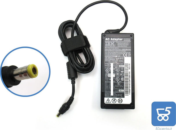Alimentatore Originale IBM 92P1014 16V 4.5A 75W per LENOVO connettore 5,5x2,5 mm