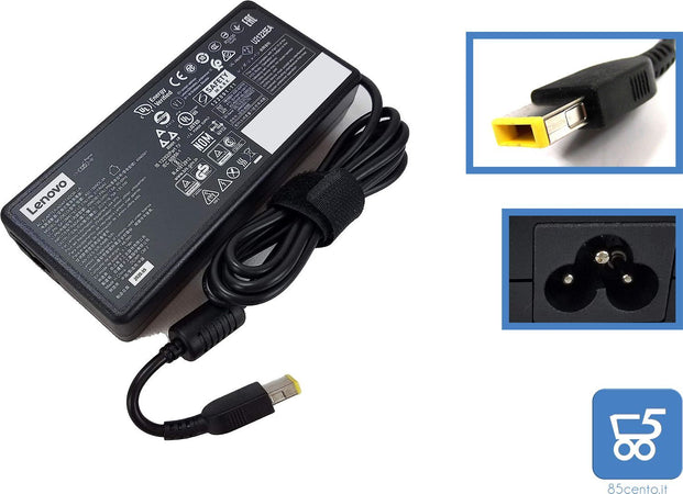 Alimentatore Originale Lenovo 20V 6.75A 135W per ThinkPad IDEAPAD connettore rettangolare