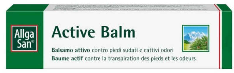 Allgasan Active Balm Balsamo Contro Piedi Sudati E Cattivi Odori 50 Ml Balsamo Trattamento Piedi Contro Eccessiva Sudorazione
