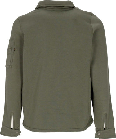 ALPHA-INDUSTRIES-Camicia-Imbottita-Uomo-Sweat-Overshirt-Dark-Olive-da-uomo