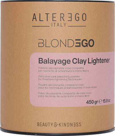 Alterego Balayage Clay Lightener 450 Gr, Polvere per Capelli Decolorante Rosa Compatta per Tecniche Di Schiaritura a Mano Libera Bellezza/Cura dei capelli/Colore/Decoloranti per capelli Me.Dis. - Peschiera Borromeo, Commerciovirtuoso.it