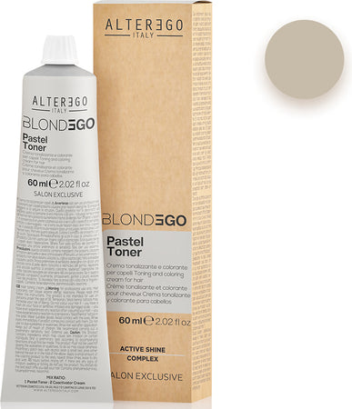 Alterego-Blondego-Pastel-Toner-60-Ml,-Crema-Tonalizzante-Ideale-Per-Capelli-Biondi,-Decolorati-O-Schiariti.