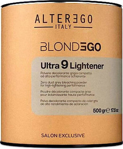 Alterego Decolorante Capelli Ultra 9 Lightener 500 Gr, Polvere Decolorante Grigia Compatta Ad Alta Performance Schiarente Bellezza/Cura dei capelli/Colore/Decoloranti per capelli Me.Dis. - Peschiera Borromeo, Commerciovirtuoso.it
