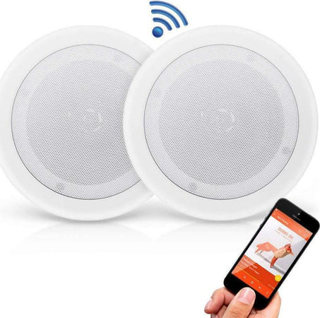 Altoparlanti-CASSE-Wireless-Bluetooth-Soffitto-Stereo-RESISTENTI-ACQUA-KIT-40-WATT