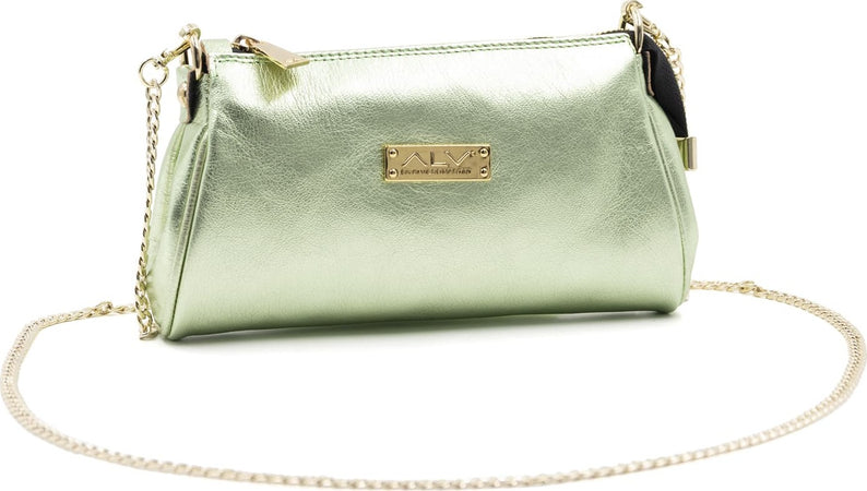 Alv by Alviero Martini Al011b1220 Borsetta Donna 100% Pelle Foderata Con Tracolla a Catena Removibile Pochette Con Singolo Scomparto E Chiusura a Cerniera 22x13x4cm Moda/Donna/Borse/Pochette e Clutch Starbag - Gaeta, Commerciovirtuoso.it