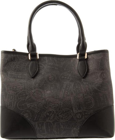Alv-by-Alviero-Martini-Al904b0414-Borsa-Shopping-Donna-Foderata-Con-Tracolla-Removibile-100%-Pvc-Impermeabile-Borsa-Design-Elegante-Doppio-Scomparto-Con-Chiusura-a-Cerniera-34x28x13cm