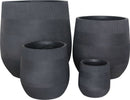 ALVARO---set-di-4-vasi-Grigio-scuro-Milani-Home