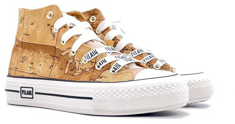 ALVIERO MARTINI 1Classe Converse Alte Donna Natural