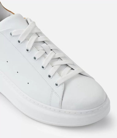 Alviero Martini Sneakers Uomo Eco In Pelle Liscia Scarpe Da Ginnastica Prima Classe Tinta Unita Geo Classic Nuova Collezione