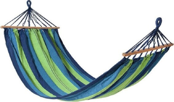 Amaca-200-X-100-Cm-Tessile-Riga-Blu/verde-Multicolore-Campeggio-Giardino-65203a