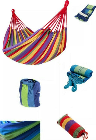 AMACA-DA-GIARDINO-SINGOLA-COLORATA-SACCA-COTONE-CAMPEGGIO-TENDA-TESSUTO-190-X-80
