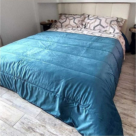 Ambrosiana Trapunta Letto Matrimoniale Dolomiti In Velluto E Lana Agnellata Casa e cucina/Tessili per la casa/Biancheria da letto/Coperte e trapunte/Trapunte La Bottega del Risparmio - Bari, Commerciovirtuoso.it