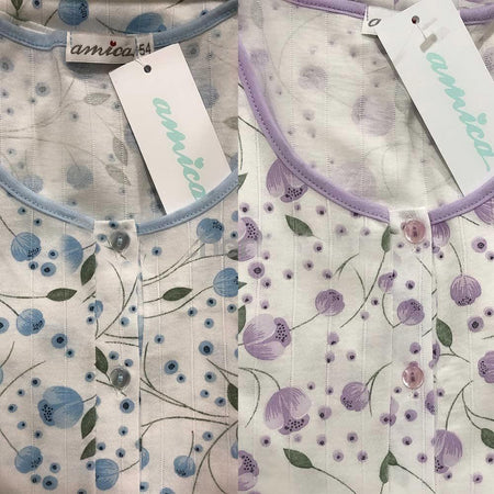 Amica Camicia da Notte Estiva Maniche Corte 91A764 S30 - Passarelli Biancheria