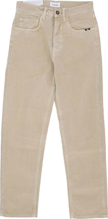 AMISH-Pantalone-Lungo-Uomo-Jeremiah-Straight-Canvas-Mud-Dye-Sand-da-uomo