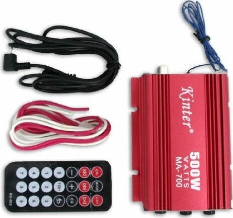 AMPLIFICATORE AUDIO 12V USB MP3 CASA AUTO 2 CANALI STEREO 500W TELECOMANDO MA700 Elettronica/Elettronica per veicoli/Elettronica per auto/Sistemi audio/Amplificatori/Amplificatori stereo Trade Shop italia - Napoli, Commerciovirtuoso.it