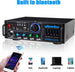 Amplificatore Audio 2x70w Funzione Karaoke Fm/bluetoothmp3/usb/bluetooth Q-gf289 Strumenti Musicali/Sonorizzazione e palcoscenico/Amplificatori di potenza Trade Shop italia - Napoli, Commerciovirtuoso.it