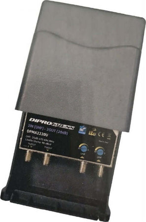 Amplificatore-da-palo-20dB-regolabile-con-filtro-LTE-5G-2-Ingressi-/-2-Uscite-DIPROGRESS-DPMA2220U