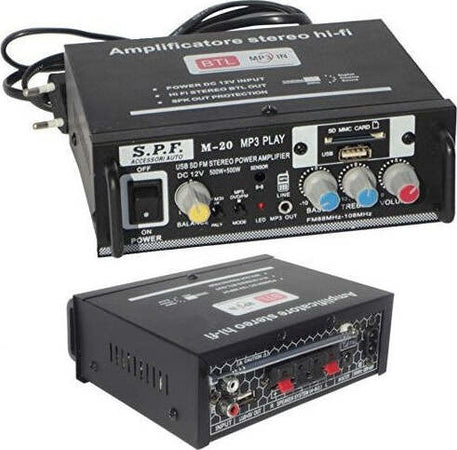 Amplificatore-Stereo-M-20-Casa-Audio-Auto-Casa-Mp3-Sd-Usb-Card-Radio-Fm-1000w