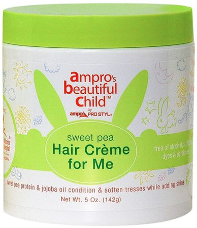 Ampro's Beautiful Child Hair Creme for Me Sweet Pea Gel per Capelli Afro 142g