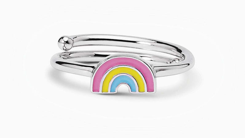 Anello Bambina Mabina 523321 Con Arcobaleno