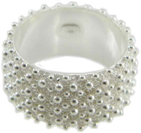 Anello 4 giri fede filigrana sarda in argento 925 Gioiello Sardegna