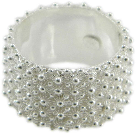 Anello 5 giri fede filigrana sarda in argento 925 Gioiello Sardegna