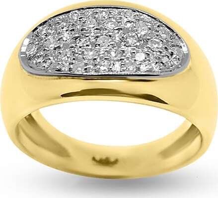 Anello Donna a Fascia in Oro 18k Giallo Con Diamanti Anello Elegante Diamanti Naturali Fascia 10 Mm Moda/Donna/Gioielli/Anelli Luppino Gioielli - Sant’eufemia D’aspromonte, Commerciovirtuoso.it