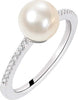 Anello-MORELLATO-donna-Perla-argento-925-/-perla-coltivata