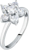 Anello-MORELLATO-Tesori-fiore-argento-925-/-cristalli-bianchi