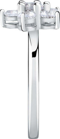 Anello-MORELLATO-Tesori-fiore-argento-925-/-cristalli-bianchi