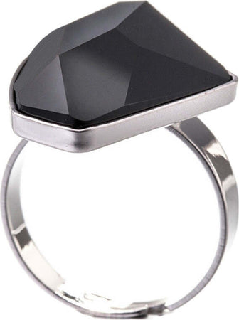 ANELLO REGOLABILE IN METALLO RODIATO CON CRISTALLO Moda/Donna/Gioielli/Anelli Scontolo.net - Potenza, Commerciovirtuoso.it