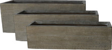 ANEMONE---set-di-vasi-in-fibra-sintetica-Marrone-Milani-Home