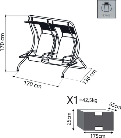 ANGLUS---dondolo-da-giardino-con-sedute-separate-Nero-Milani-Home