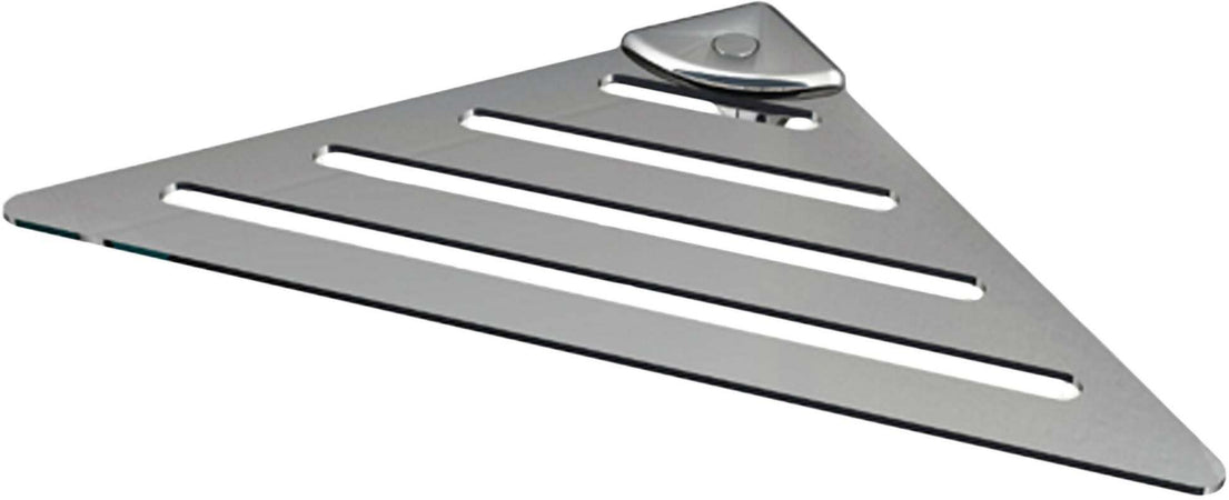 Angolare Doccia in Acciaio Inox Serie Point 2 Mensola Angolare Doccia Design Moderno Made in Italy
