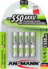 Ansmann-4x-Batterie-ricaricabili-mini-stilo-AAA---550-mAh-1,2-V