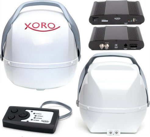Antenna-Satellitare-Portatile-Automatica-Mobile-38-CM-DVB-S2-LNB-Twin-per-Camper-Camion-e-Automobile-XORO-MPA-38