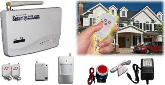 Antifurto-Sistema-Di-Allarme-Senza-Fili-Wireless-Con-Combinatore-Gsm-Sirena-Casa